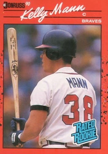 #46 Kelly Mann - Atlanta Braves - 1990 Donruss Baseball