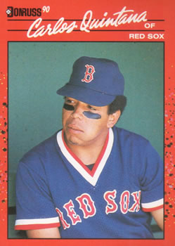 #517 Carlos Quintana - Boston Red Sox - 1990 Donruss Baseball