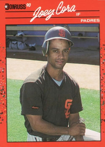 #538 Joey Cora - San Diego Padres - 1990 Donruss Baseball