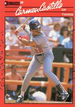 #554 Carmen Castillo - Minnesota Twins - 1990 Donruss Baseball