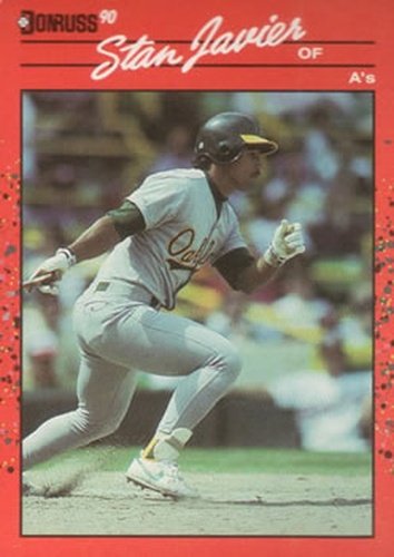 #568 Stan Javier - Oakland Athletics - 1990 Donruss Baseball