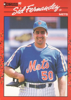 #572 Sid Fernandez - New York Mets - 1990 Donruss Baseball