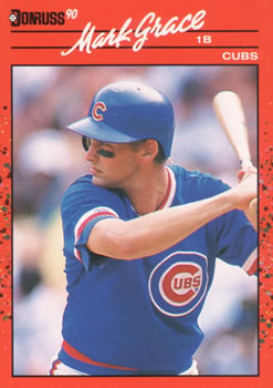 #577 Mark Grace - Chicago Cubs - 1990 Donruss Baseball
