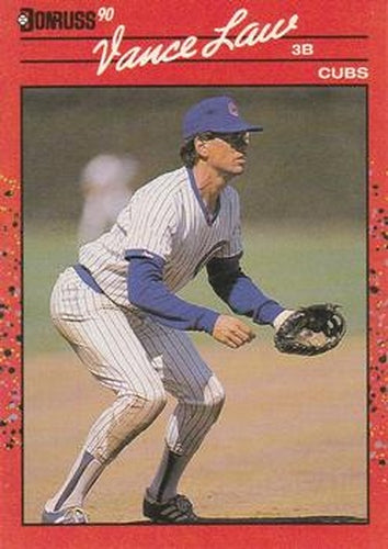 #629 Vance Law - Chicago Cubs - 1990 Donruss Baseball
