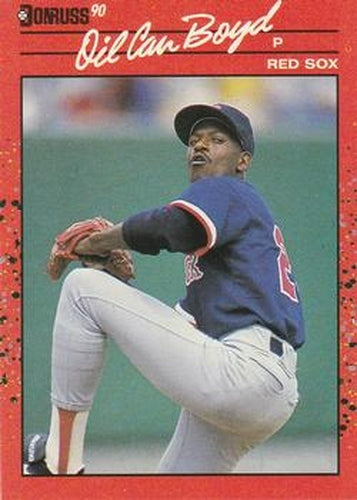 #633 Oil Can Boyd - Boston Red Sox - 1990 Donruss Baseball