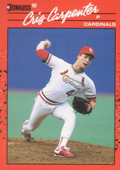 #634 Cris Carpenter - St. Louis Cardinals - 1990 Donruss Baseball