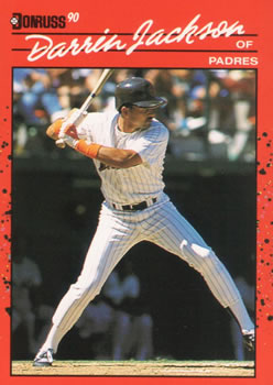 #641 Darrin Jackson - San Diego Padres - 1990 Donruss Baseball