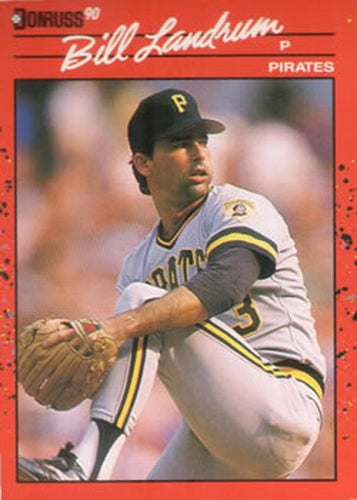 #668 Bill Landrum - Pittsburgh Pirates - 1990 Donruss Baseball