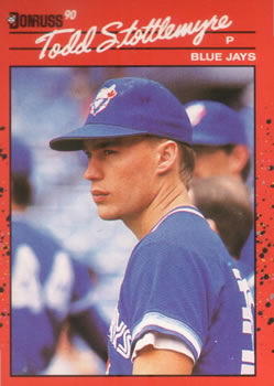#669 Todd Stottlemyre - Toronto Blue Jays - 1990 Donruss Baseball