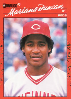 #684 Mariano Duncan - Cincinnati Reds - 1990 Donruss Baseball
