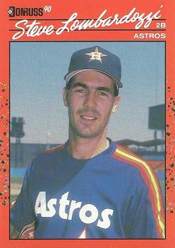 #688 Steve Lombardozzi - Houston Astros - 1990 Donruss Baseball