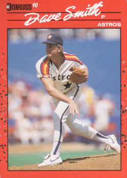 #88 Dave Smith - Houston Astros - 1990 Donruss Baseball