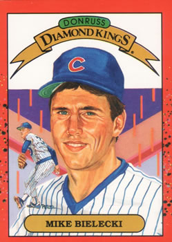 #9 Mike Bielecki - Chicago Cubs - 1990 Donruss Baseball