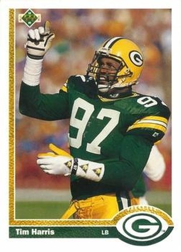 #138 Tim Harris - Green Bay Packers - 1991 Upper Deck Football