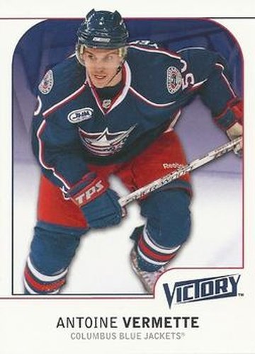 #138 Antoine Vermette - Columbus Blue Jackets - 2009-10 Upper Deck Victory Hockey