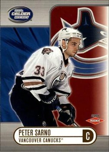 #138 Peter Sarno - Vancouver Canucks - 2003-04 Pacific Calder Hockey