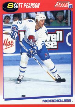 #138 Scott Pearson - Quebec Nordiques - 1991-92 Score Canadian Bilingual Hockey