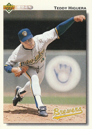 #138 Teddy Higuera - Milwaukee Brewers - 1992 Upper Deck Baseball