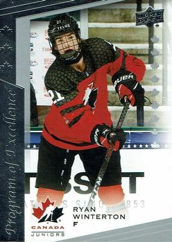 #138 Ryan Winterton - Canada - 2021-22 Upper Deck Team Canada Juniors Hockey