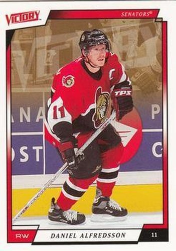 #138 Daniel Alfredsson - Ottawa Senators - 2006-07 Upper Deck Victory Hockey