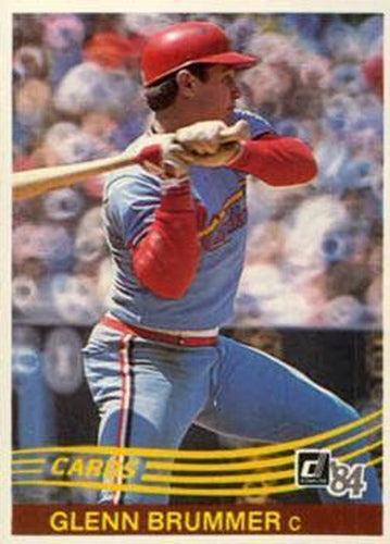 #138 Glenn Brummer - St. Louis Cardinals - 1984 Donruss Baseball