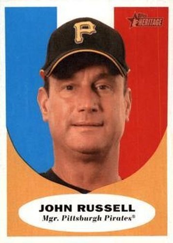 #138 John Russell - Pittsburgh Pirates - 2010 Topps Heritage Baseball