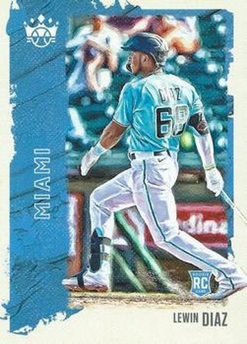 #138 Lewin Diaz - Miami Marlins - 2021 Panini Diamond Kings Baseball