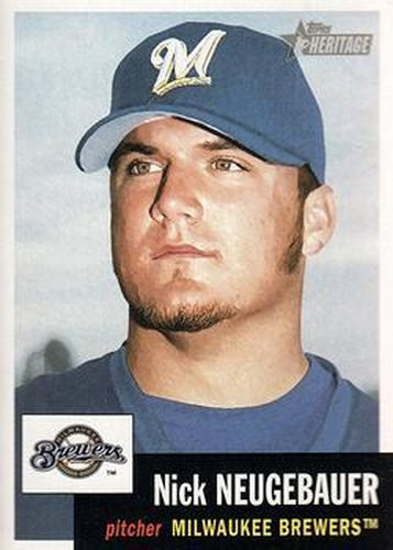 #138 Nick Neugebauer - Milwaukee Brewers - 2002 Topps Heritage Baseball
