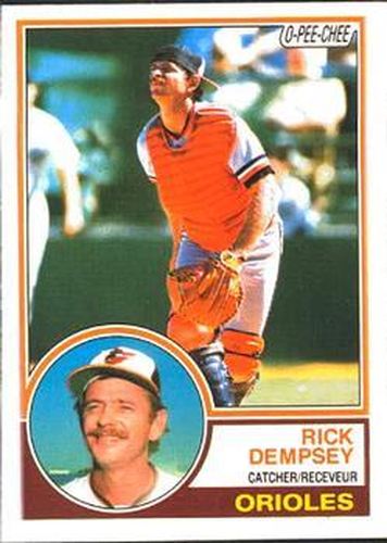 #138 Rick Dempsey - Baltimore Orioles - 1983 O-Pee-Chee Baseball