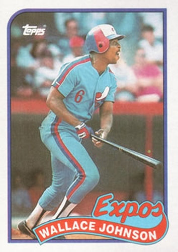 #138 Wallace Johnson - Montreal Expos - 1989 Topps Baseball