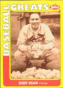 #138 Dizzy Dean - St. Louis Cardinals - 1991 Swell Baseball Greats