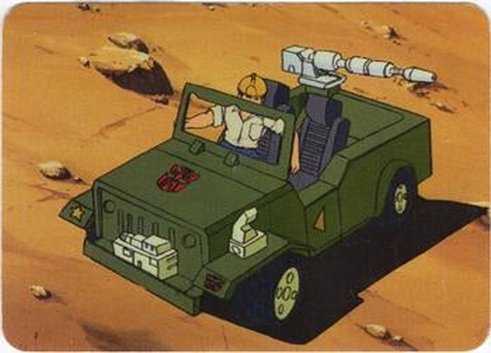 #138 Hound Rolls Into Battle - 1985 Hasbro Transformers
