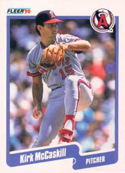 #138 Kirk McCaskill - California Angels - 1990 Fleer USA Baseball