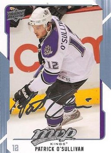 #138 Patrick O'Sullivan - Los Angeles Kings - 2008-09 Upper Deck MVP Hockey
