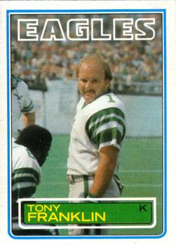 #139 Tony Franklin - Philadelphia Eagles - 1983 Topps Football