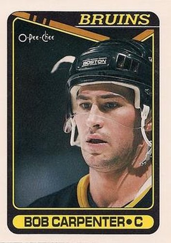 #139 Bob Carpenter - Boston Bruins - 1990-91 O-Pee-Chee Hockey