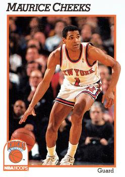 #139 Maurice Cheeks - New York Knicks - 1991-92 Hoops Basketball