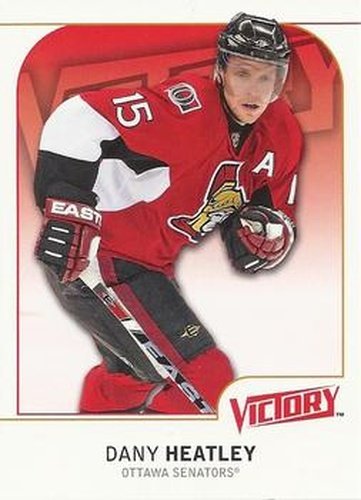 #139 Dany Heatley - Ottawa Senators - 2009-10 Upper Deck Victory Hockey
