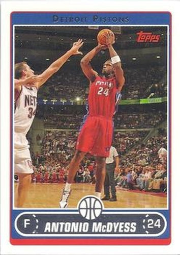 #139 Antonio McDyess - Detroit Pistons - 2006-07 Topps Basketball