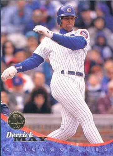 #139 Derrick May - Chicago Cubs - 1994 Leaf Baseball
