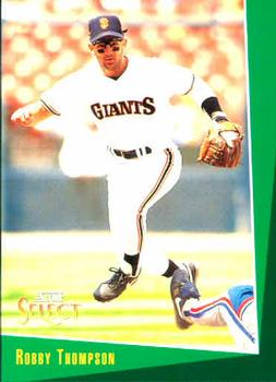 #139 Robby Thompson - San Francisco Giants - 1993 Select Baseball