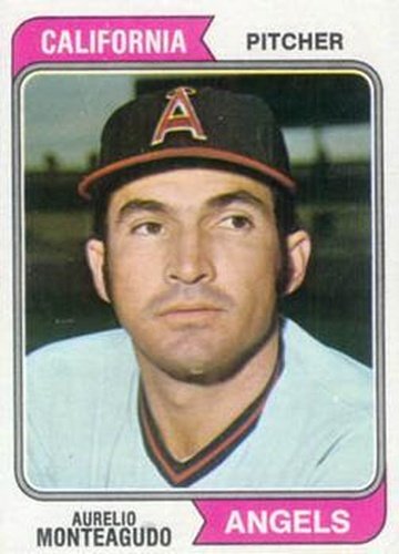 #139 Aurelio Monteagudo - California Angels - 1974 Topps Baseball