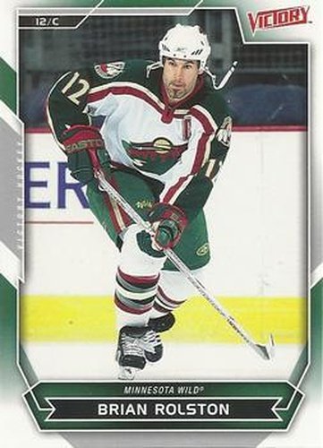 #139 Brian Rolston - Minnesota Wild - 2007-08 Upper Deck Victory Hockey