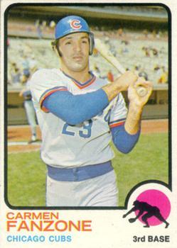 #139 Carmen Fanzone - Chicago Cubs - 1973 Topps Baseball