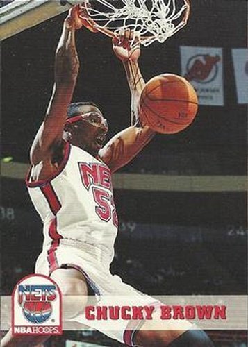 #139 Chucky Brown - New Jersey Nets - 1993-94 Hoops Basketball