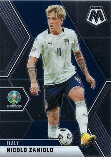 #139 Nicolo Zaniolo - Italy - 2021 Panini Mosaic UEFA EURO Soccer