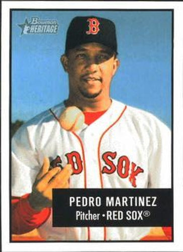 #139 Pedro Martinez - Boston Red Sox - 2003 Bowman Heritage Baseball