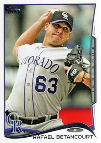 #139 Rafael Betancourt - Colorado Rockies - 2014 Topps Baseball