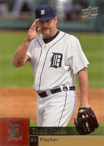 #139 Todd Jones - Detroit Tigers - 2009 Upper Deck Baseball