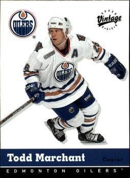 #139 Todd Marchant - Edmonton Oilers - 2000-01 Upper Deck Vintage Hockey